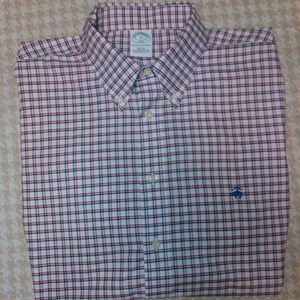 Brooks Brothers plaid long sleeves shirt